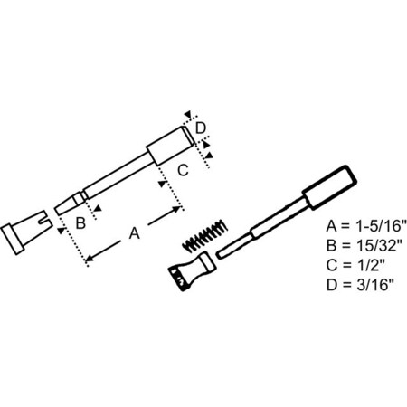 Knob And Spring Plunger Metal